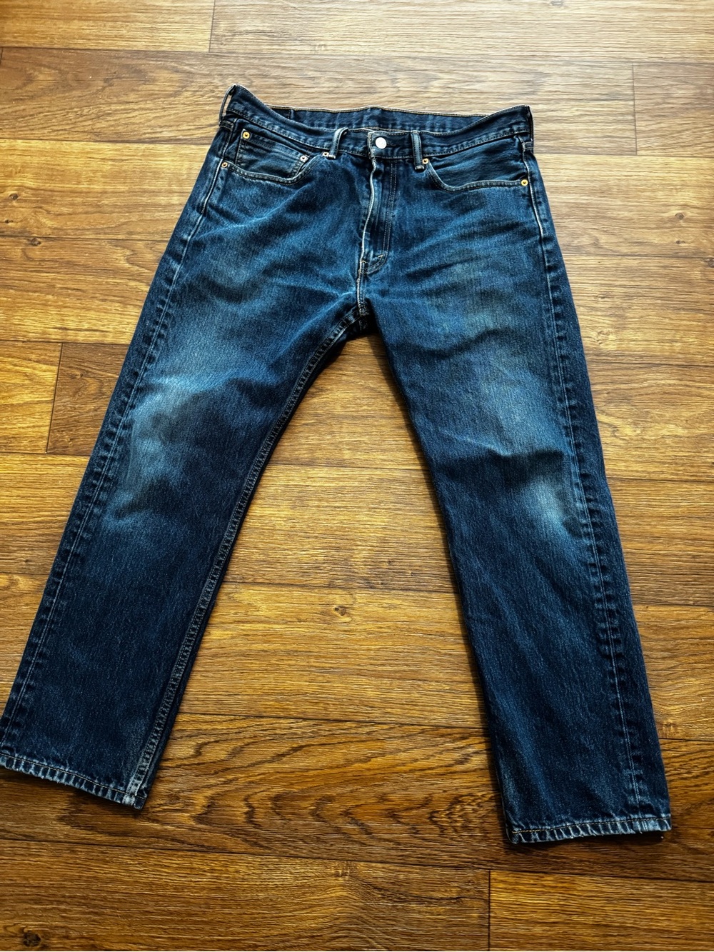 Levi’s 505 Regular Fit Jeans Men’s 36x30 Dark Wash Straight Leg